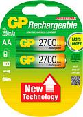 Аккумуляторы GP AA 2700mAh 2 шт. [270AAHC]