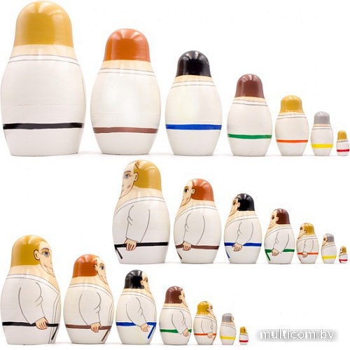 Развивающая игра Брестская Матрешка Боевые искусства (набор 7 шт)