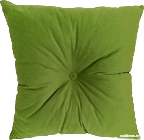 Декоративная подушка Sled Квадратная 40x40x12 (салатовый)