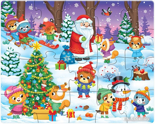 Пазл Puzzle Time Дарим новогодние подарки 9570119