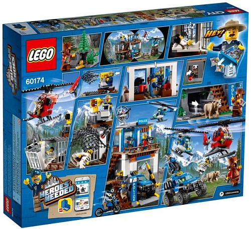 Конструктор LEGO City 60174 Полицейский участок в горах