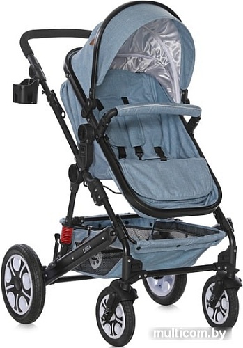 Универсальная коляска Lorelli Lora 2020 (3 в 1, голубой)