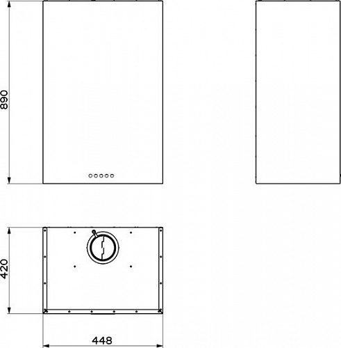 Кухонная вытяжка Faber Cubia Plus EV8 X A45 335.0502.080