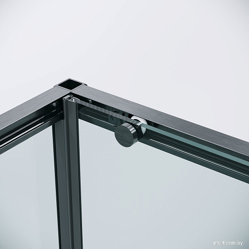Душевой уголок Grossman Galaxy 100x90x195 120.K33.01.1090.42.00 (графит сатин/прозрачное стекло)