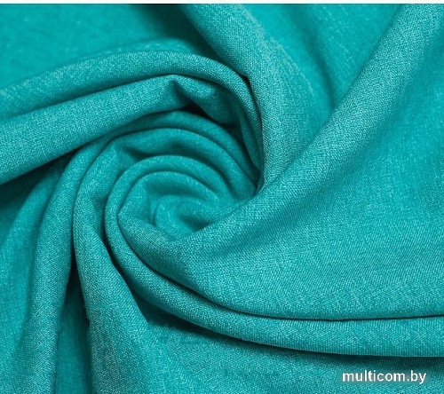 Комплект штор Pasionaria Кирстен 340x240 с подхватами (мокрый асфальт/бирюзовый)