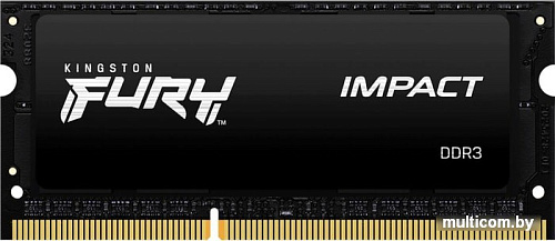 Оперативная память Kingston FURY Impact 8GB DDR3 SODIMM PC3-12800 KF316LS9IB/8