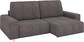 Угловой диван Rivalli Уолтер УП 1000 + оттоманка (Doris Royal Grey/полиалюминий)