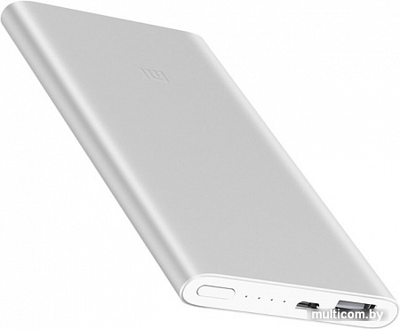Портативное зарядное устройство Xiaomi Mi Power Bank 2 5000mAh (серебристый)