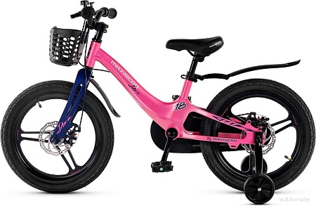 Детский велосипед Maxiscoo Jazz Pro 18 2025 MSC-J1842P (розовый сапфир, разобранный)