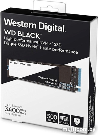 SSD WD Black NVMe 500GB WDS500G2X0C