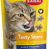 Лакомство для кошек Sanal Tasty Stars Poultry с курицей 40 г