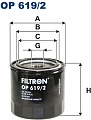 Масляный фильтр Filtron OP 619/2