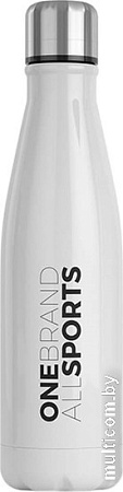 Бутылка для воды Nutrend Stainless Steel Bottle 2021 750мл (белый)