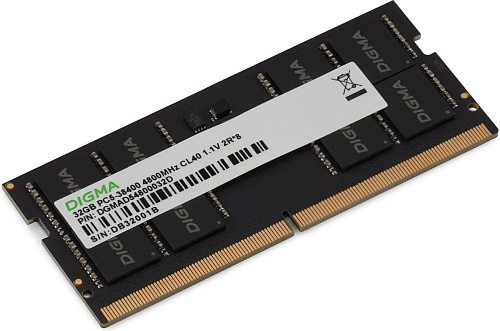 Digma 16ГБ DDR5 SODIMM 4800 МГц DGMAS54800016S