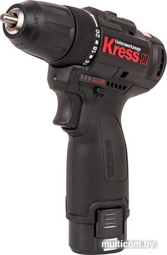 Дрель-шуруповерт Kress KU202.1 (с 2-мя АКБ, кейс)