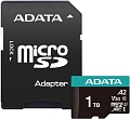 Карта памяти ADATA Premier Pro AUSDX1TUI3V30SA2-RA1 microSDXC 1TB (с адаптером)