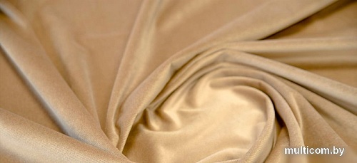 Комплект штор Decoretto Бархат премиум БП-К7 2x2.7 м (бежевый, 2 шт)