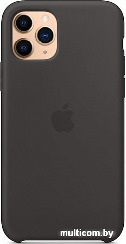 Чехол Apple Silicone Case для iPhone 11 Pro (черный)