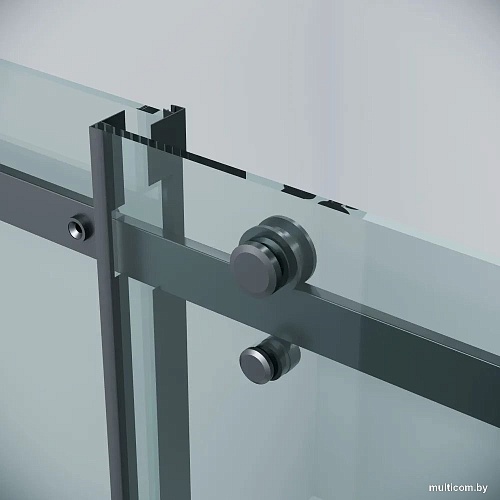 Душевой уголок Grossman Classic 130x100x195 120.K33.04.1310.21.00 (черный матовый/стекло прозрачное)