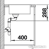 Кухонная мойка Blanco Zerox 700-IF Durinox (без клапана-автомата)
