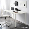 Письменный стол Ikea Линнмон/Адильс (белый/белый) [099.296.41]