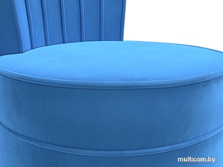 Интерьерное кресло Лига диванов Ирис (велюр голубой)