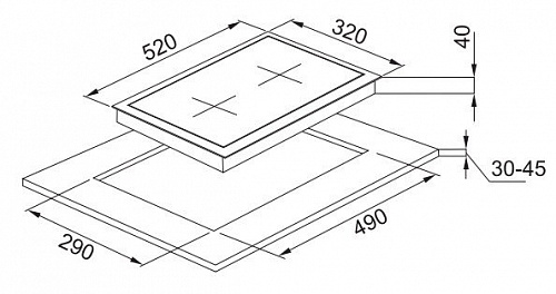 Варочная панель Franke FHGL 302 2G BK C (106.0253.171)