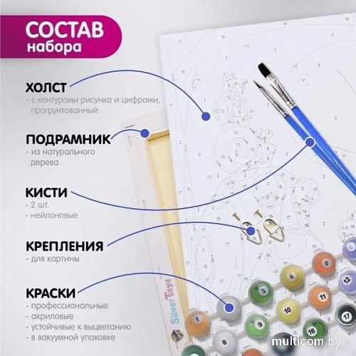 Картина по номерам ILikeGift Мемчики. Неуклюжая кошка HR0676