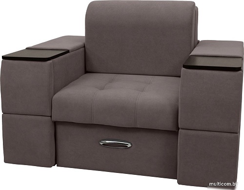 Сириус Лидер-13 ППУ 135x110 (Eva 06 велюр темно-серый)