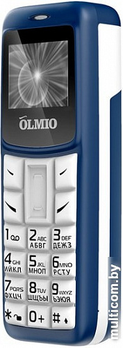 Мобильный телефон Olmio A02 (белый/синий)