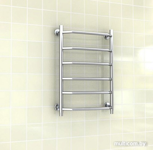 Полотенцесушитель Ростела Трапеция нижнее подключение 1/2&quot; 5 перекладин 60 см