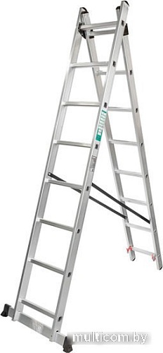 Лестница-стремянка ForceKraft BL-E213 (2x13 ступеней)