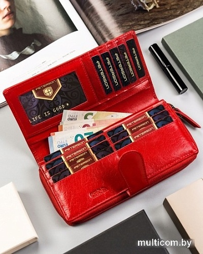 Кошелек Peterson PTN 2519-BO-6686 (красный)