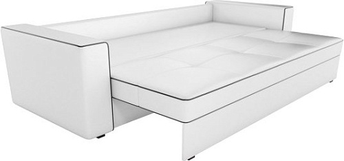 Диван Настоящая мебель Принстон 100104 (экокожа, белый/черный)