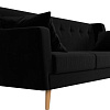 Диван Mebelico Брайтон 3 109163 (микровельвет, черный)