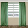 Комплект гардин Delfa Voile СТШ/Д-050 Voile/054 2x2.7 м (зеленый лайм, 2 шт)