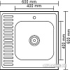 Кухонная мойка Ledeme L96060-R