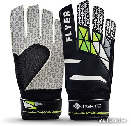 Перчатки Ingame Flyer IF-502 (р.4, черный/белый)