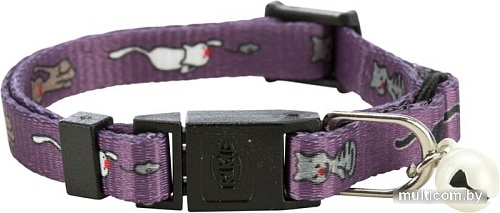 Ошейник Trixie с рисунком и колокольчиком, цвета в ассортименте (4178)