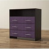 Комод PROxSON Varna 90x40x90 (венге/фиолетовый)