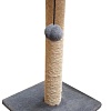 Комплекс Cat House Столбик с полкой 0.7 (джут серый)
