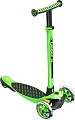 Трехколесный самокат Yvolution Glider XL (черно-зеленый)