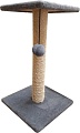 Комплекс Cat House Столбик с полкой 0.7 (джут серый)