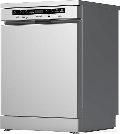 Отдельностоящая посудомоечная машина Weissgauff DW 6038 D Dual Wash Silver