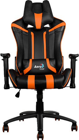 Кресло AeroCool AC120 (черный/оранжевый)