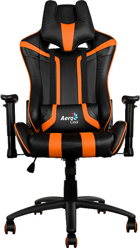 Кресло AeroCool AC120 (черный/оранжевый)