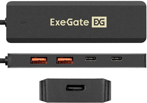 USB-хаб ExeGate DUB-2C2P/10G EX298169RUS