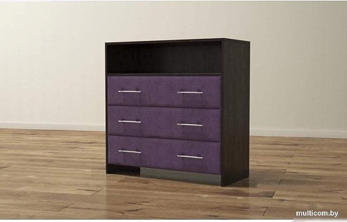 Комод PROxSON Varna 90x40x90 (венге/фиолетовый)