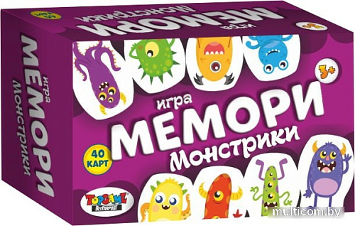Настольная игра Topgame Мемори Монстрики 01538