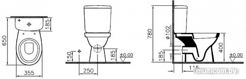 Унитаз Vitra Norm Fit 9844B099-7200